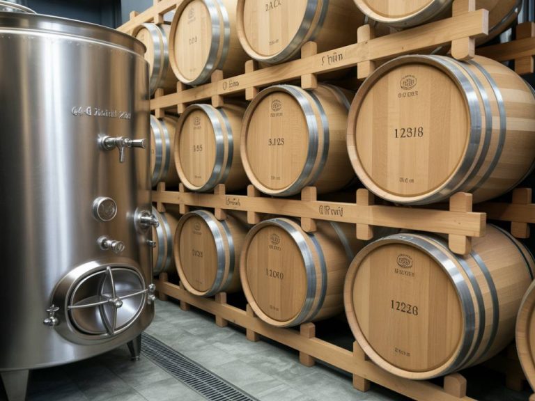 Fermentation vessels: stainless steel vs oak barrels